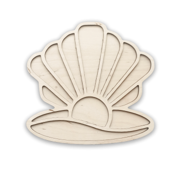 Форма для творчества "Ракушка с жемчужиной"