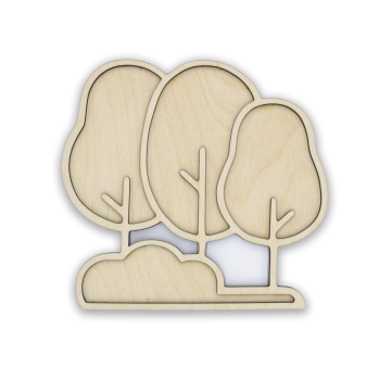 Форма для творчества "Деревья (лес)"