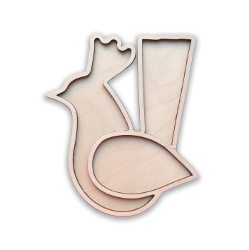 Форма для творчества "Птица №3"