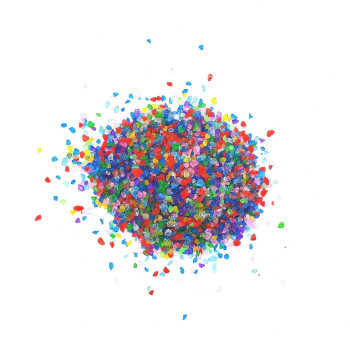 Крошка стеклянная разноцветная 120 г