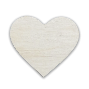Заготовка "Сердце" из фанеры